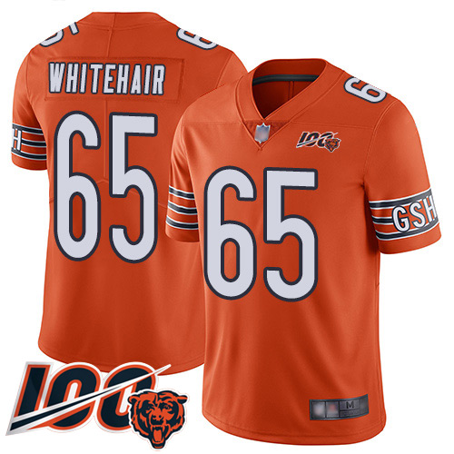 Chicago Bears Limited Orange Men Cody Whitehair Alternate Jersey NFL Football 65 100th Season
